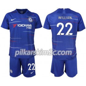 Koszulka Chelsea WILLIAN 22 Dziecięca Główna 2018-2019 - Koszulki Piłkarskie